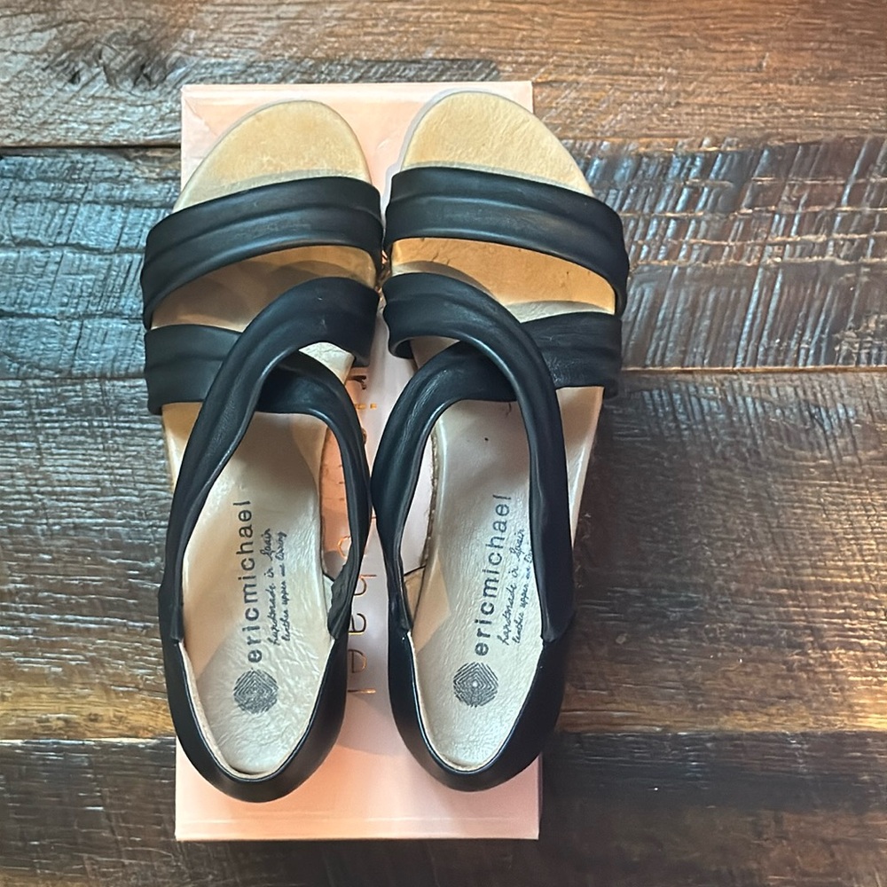 Eric Michael Nunca Nettie Wedge Sandal